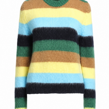Multicolor Striped Knit Sweater