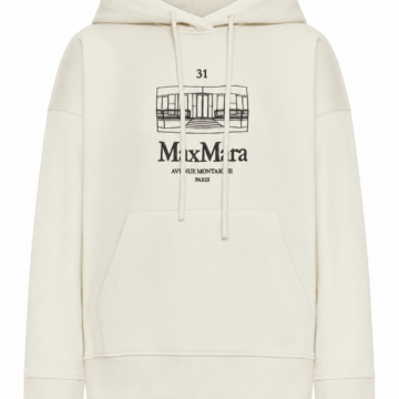 Off-White Relaxed Hooded Sweatshirt